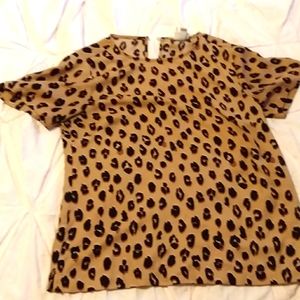 Leopard blouse